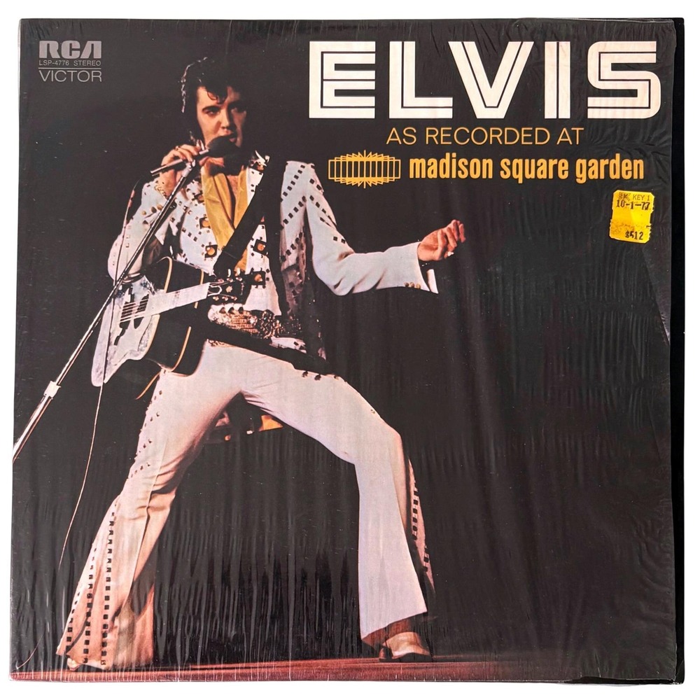 Elvis Presley As Recorded at Madison‎ Square Garden Vinyl LP RCA LSP-4776 1972